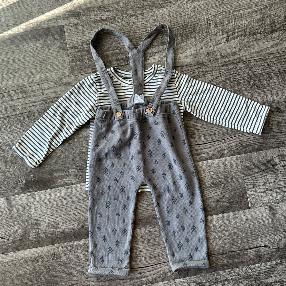 Baby overalls two piece set